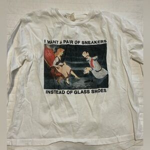 Zara White Kids Shirt with Graphic Print